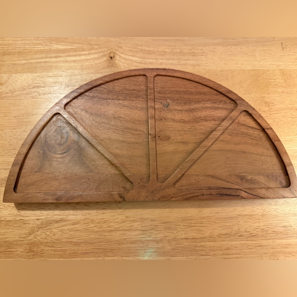 NEW - Anthropologie Natural Wood Serving Board